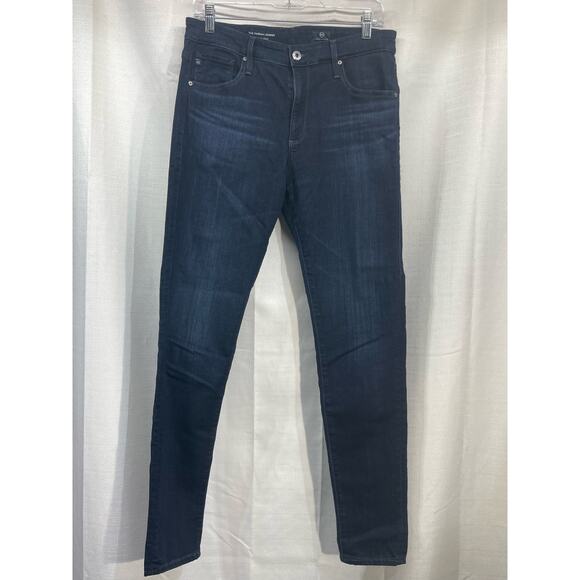 Adriano Goldschmied Women’s Jeans The Farrah High‎ Rise Skinny Blue EUC Size 30R - Picture 2 of 7